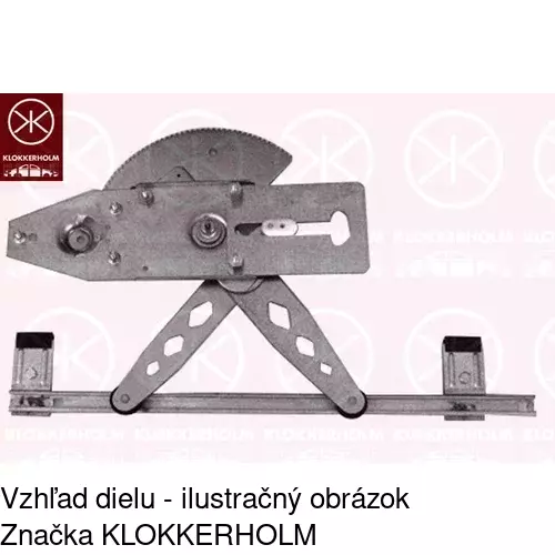 Mechanizmus sťahovania okna elektrický bez motora 3202PSG4 /POLCAR/ - obr. 1
