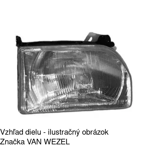 Hlavný reflektor 320410-E /POLCAR/ - obr. 2