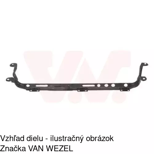 Dolný nosník predného čela POLCAR 320524