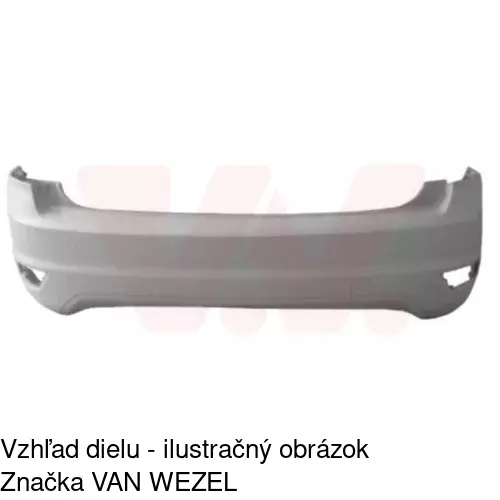 Záslepka ťažného háku 320596-9 /POLCAR/ - obr. 2