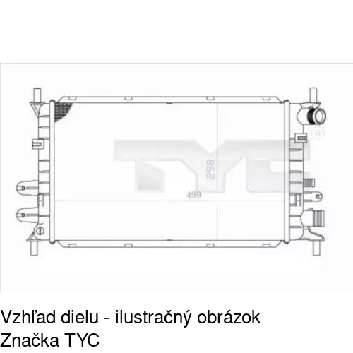 Chladiče vody 320608-2 /POLCAR/