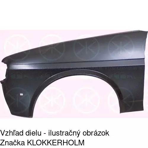 Predný blatník POLCAR 320802
