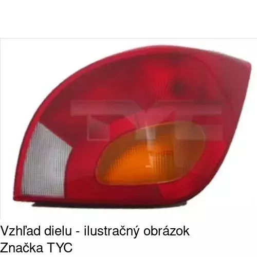 Zadné svetlo POLCAR 321088-E