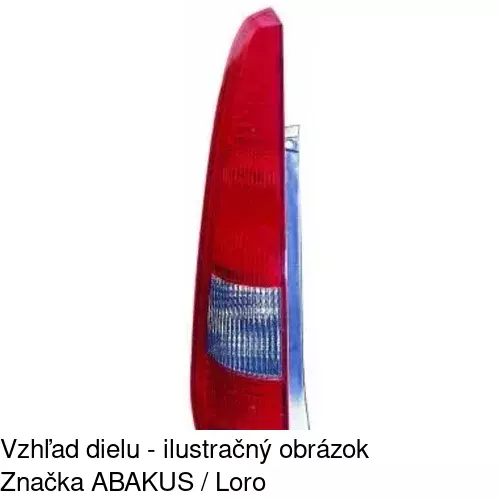 Zadné svetlo 3212871E /POLCAR/ - obr. 2