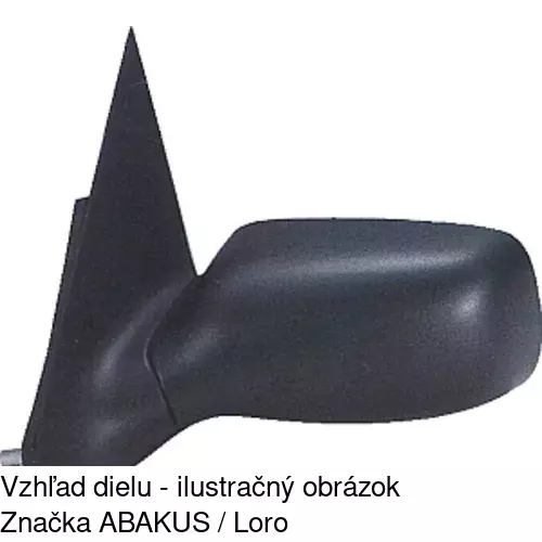 Vonkajšie zrkadlo 3216524M /POLCAR/ - obr. 2