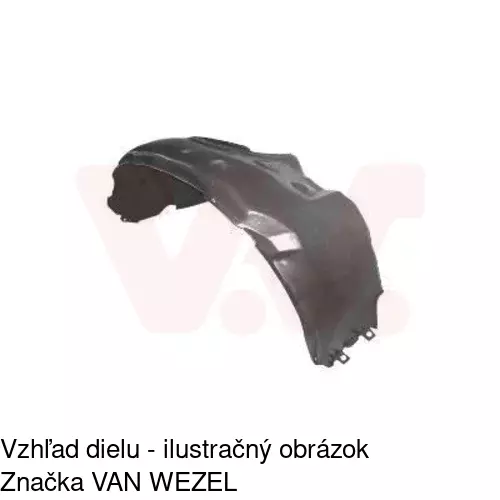 Podblatník (plast) POLCAR 3216FL1Q