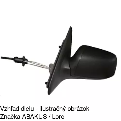 Vonkajšie zrkadlo 3218522E /POLCAR/ - obr. 4