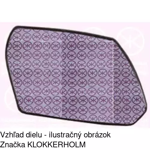 Sklo vonkajšieho zrkadla s držiakom 3218558E /POLCAR/ - obr. 4