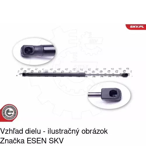 Plynová pružina 3218AB5D /POLCAR/ - obr. 4