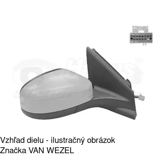 Vonkajšie zrkadlo 3219525S /POLCAR/ - obr. 4