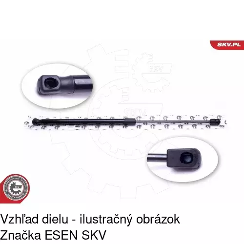 Plynová pružina 3219AB2 /POLCAR/ - obr. 4