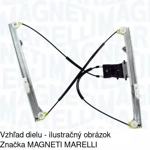 Mechanizmus sťahovania okna elektrický bez motora 3219PSG1 /POLCAR/ - obr. 1