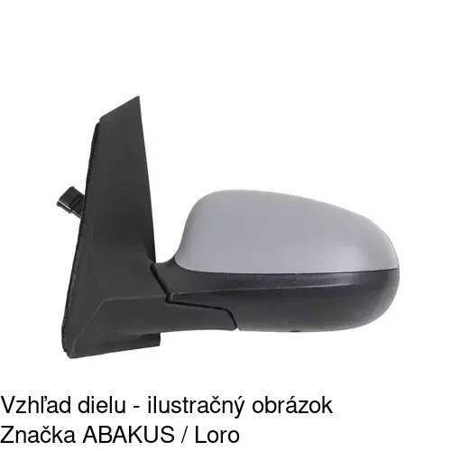 Vonkajšie zrkadlo 3233515M /POLCAR/ - obr. 4