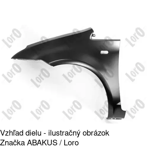Predný blatník 323601 /POLCAR/ - obr. 1