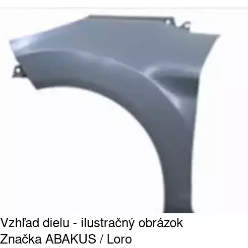 Predný blatník 323801 /POLCAR/ - obr. 3