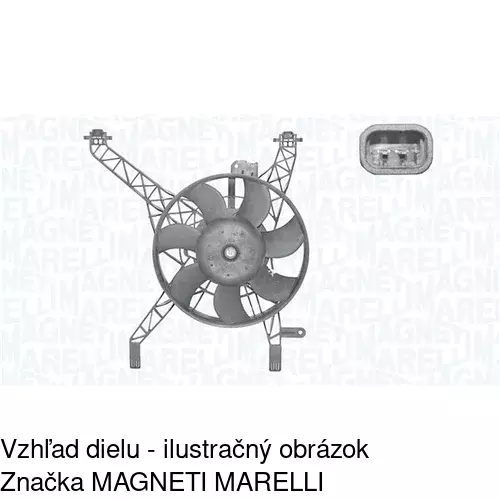 Ventilátory chladičov 323823W1 /POLCAR/ - obr. 1
