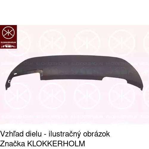Spojler zadného nárazníka POLCAR 323899-1