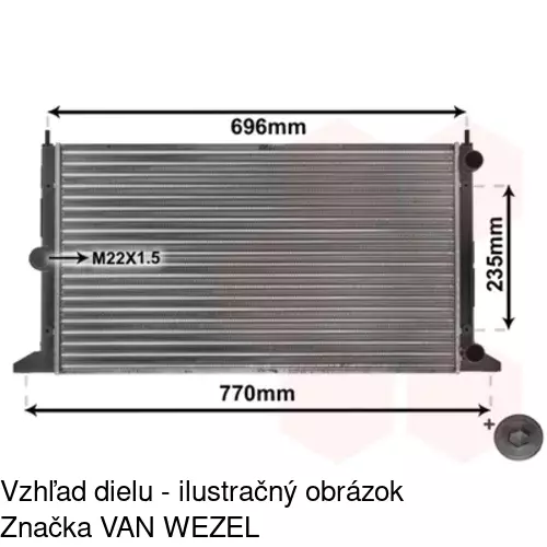 Chladiče vody 3240083X /POLCAR/ - obr. 5