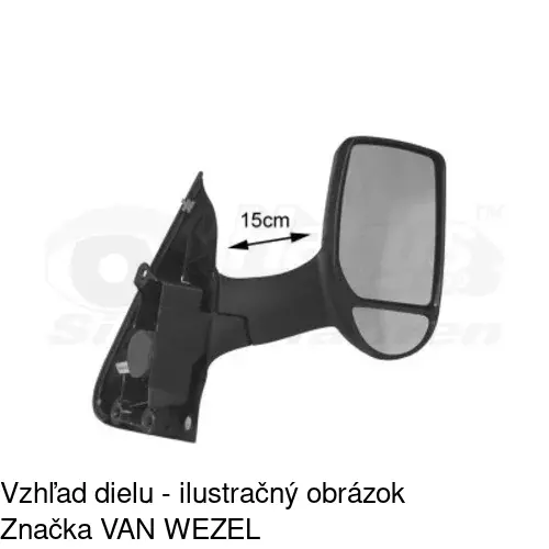 Vonkajšie zrkadlo 3247521E /POLCAR/ - obr. 4