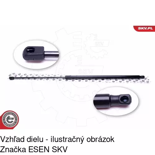 Plynová pružina 3247AB1 /POLCAR/ - obr. 2