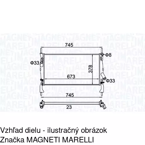 Chladiče vody 324808A1 /POLCAR/ - obr. 1