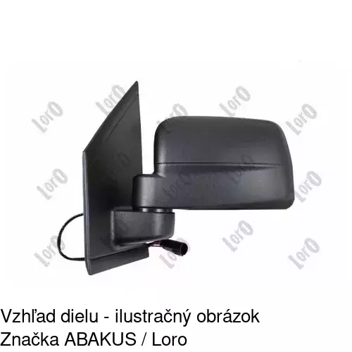 Vonkajšie zrkadlo 3259514S /POLCAR/ - obr. 2