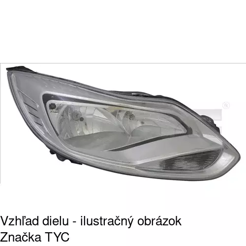 Hlavný reflektor 32C109-T /POLCAR/ - obr. 2