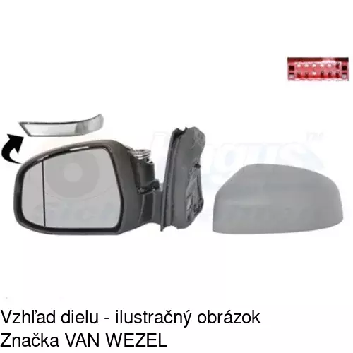Vonkajšie zrkadlo 32C1517M /POLCAR/ - obr. 3
