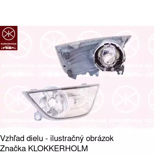 Hmlové svetlo - predné 32D130-E /POLCAR/ - obr. 1