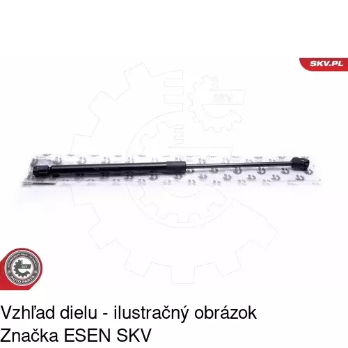 Plynová pružina 3410AB /POLCAR/ - obr. 2