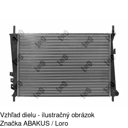 Chladiče vody 3710081X /POLCAR/ - obr. 1
