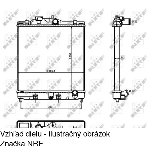 Chladiče vody POLCAR 3807084K