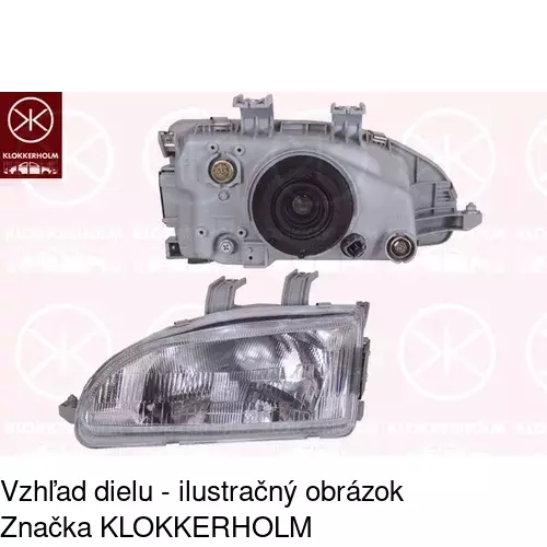 Hlavný reflektor 380710-E /POLCAR/ - obr. 1
