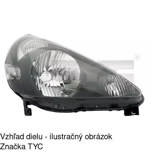 Hlavný reflektor POLCAR 3835101E
