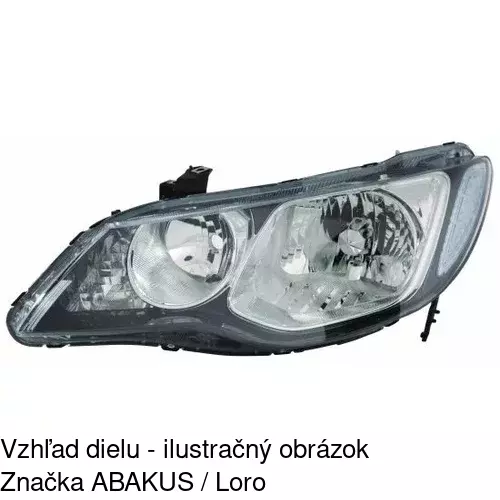 Hlavný reflektor 3845103E /POLCAR/