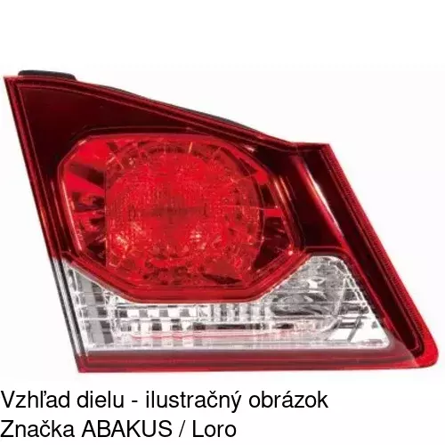 Zadné svetlo POLCAR 3845873E