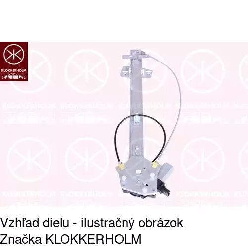 Elektrický mechanizmus okna dverí POLCAR 3845PSE2