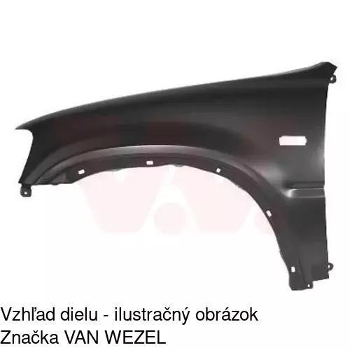Predný blatník 387501 /POLCAR/ - obr. 1