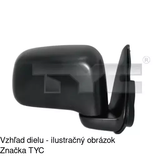 Vonkajšie zrkadlo 3875515M /POLCAR/ - obr. 3