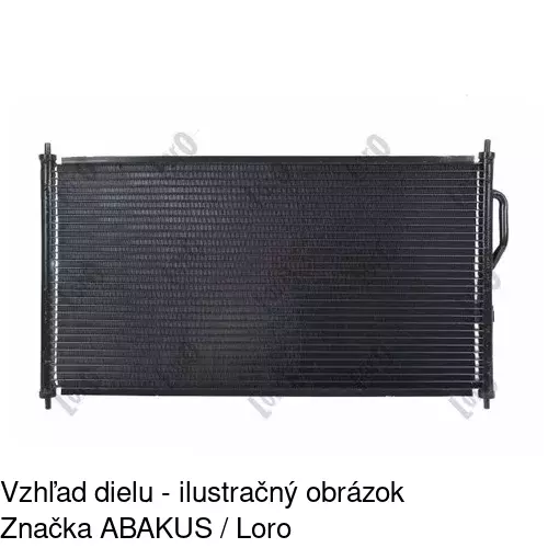 Chladiče klimatizácie 3875K8C1 /POLCAR/ - obr. 2