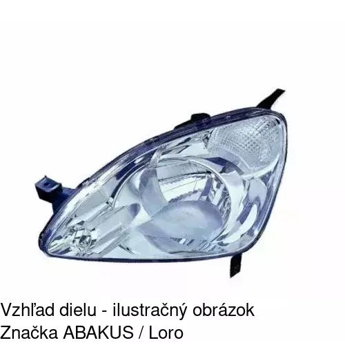 Hlavný reflektor POLCAR 387610