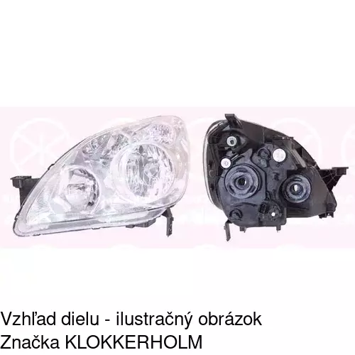 Hlavný reflektor 387710-E /POLCAR/ - obr. 2