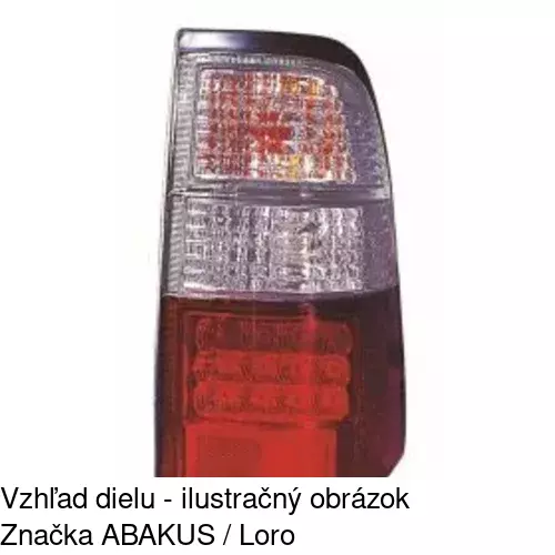 Zadné svetlo POLCAR 3950881E