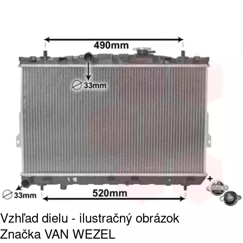 Chladiče vody 4013083X /POLCAR/ - obr. 2