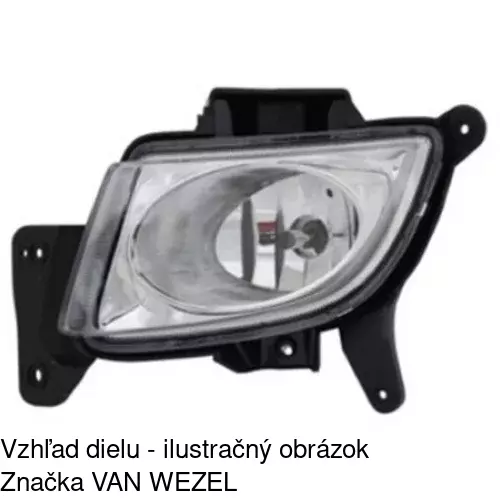 Hmlové svetlo - predné 4015290E /POLCAR/ - obr. 1