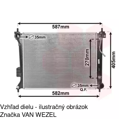 Chladiče vody 401708-3 /POLCAR/ - obr. 1