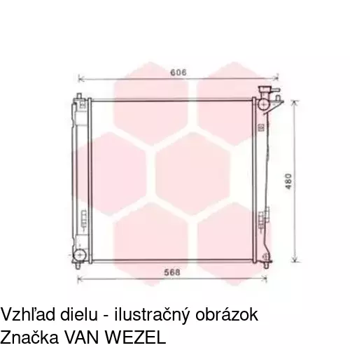Chladiče vody POLCAR 4048083K