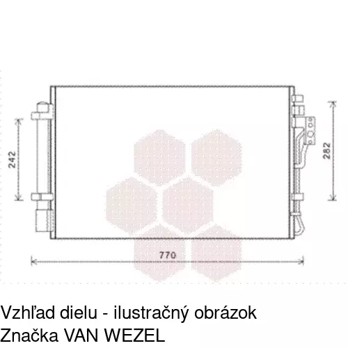 Chladiče klimatizácie 4052K8C1S /POLCAR/ - obr. 4