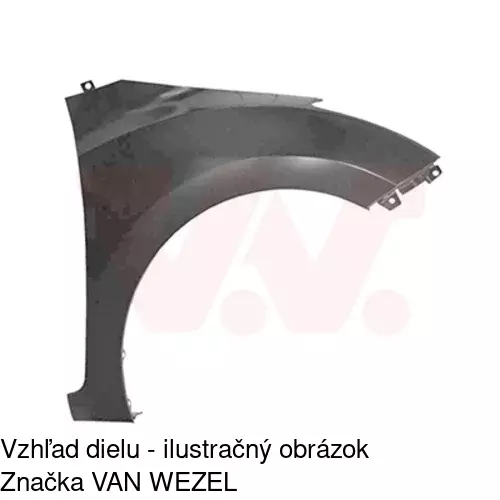 Predný blatník 40C202-1 /POLCAR/ - obr. 2