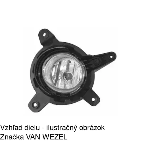 Hmlové svetlo - predné 4103293E /POLCAR/ - obr. 1